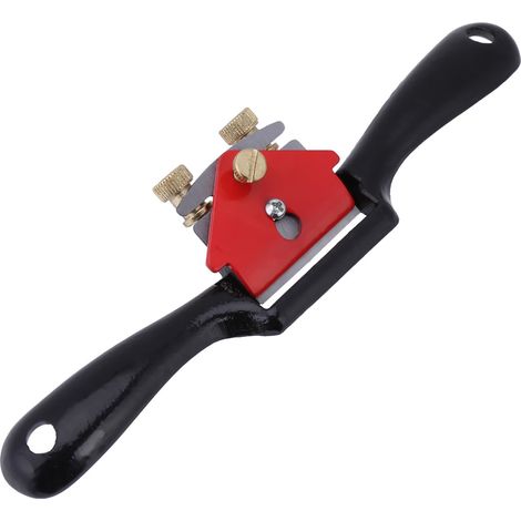 Ej.Life Spokeshave de rabot, outil réglable de découpage de rabot de travail du bois de 9 pouces
