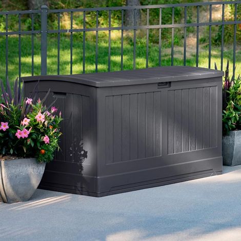 Suncast Montana 757L Storage Box - Peppercorn Grey