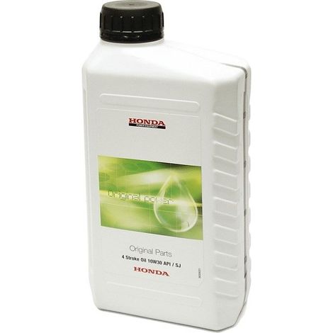 Honda – Huile moteur 10W30 1L pour moteur 4T – Réduit l'encrassement – Améliore la combustion – Protection optimale du moteur