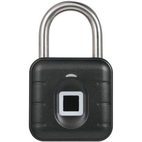 ALLIANDISC Smart BT-Schloss mit Fingerabdrucksensor, 10 Fingerabdruckgruppen, schlüsselloser Diebstahlschutz, wasserdicht, ideal für Sportspinde und Koffer (1/5)