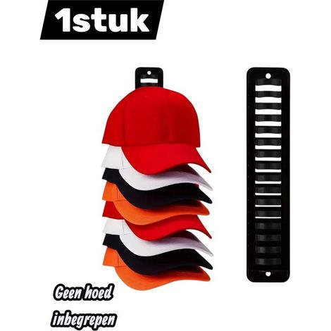 1 pièce - Porte chapeau - Organisateur chapeau pour la porte - Organisateur chapeau - Système de rangement chapeau - Organisateur (1/5)