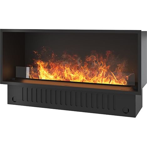 Camino a vapore acqueo a LED multicolore 120 cm INVAPO INSIDE con riempimento automatico (1/5)