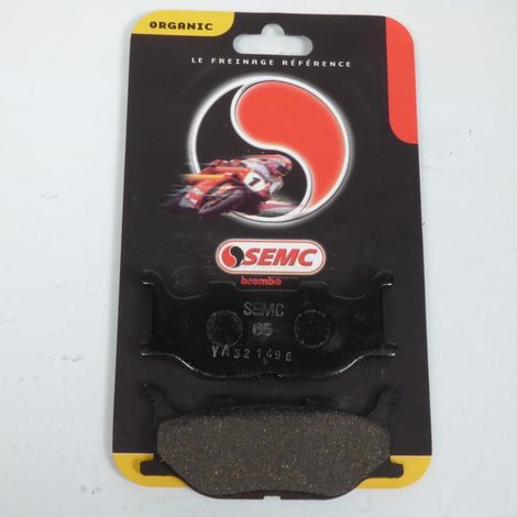 Bremsbelag SEMC für Motorrad Yamaha 125 Dragstar 2000 bis 2005 (1/2)
