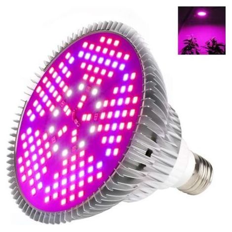 Lampe de culture Grow Light 100W E27 Lampe de croissance LED Full Spectrum pour plantes d'intérieur, légumes et fleurs (1/5)