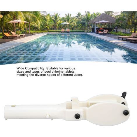 Porte-Clorettes pour Piscine à Fixation sur Perche - Support de Galets Chlorés Plastique Facile à Installer Accessoire de Nettoyage (1/5)