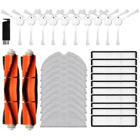 Pièces détachées pour aspirateur Dreame D9 / D9 Max / L10 Pro / Trouver LDS Finder : brosse principale, filtre HEPA, chiffon de nettoyage et accessoires (1/5)