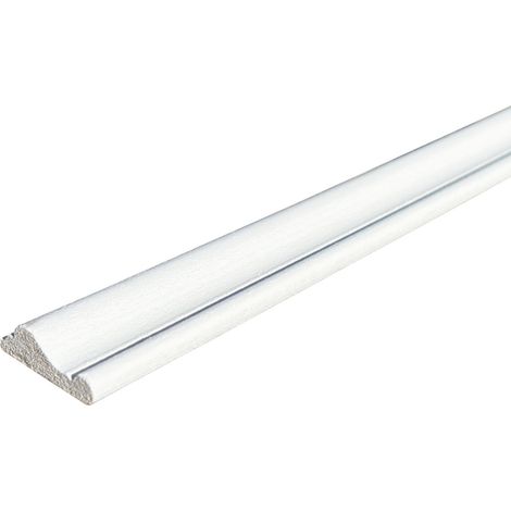 Lot de 25 moulures encadrements LXVI Prépeint Blanc MDF, L.2,44 m x l.2,8 cm x Ep.9 mm (1/5)