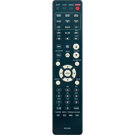 RC013CR Télécommande Rechange pour Marantz CD Receiver M-CR611 M-CR611U M-CR511 RC015C RM-CR611 M-CR612 MCR611 RC012CR (1/4)