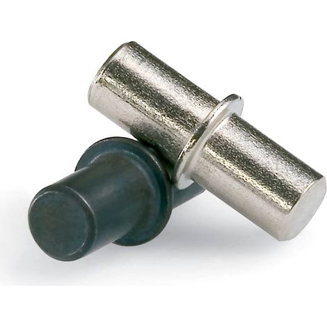 Caja de: 1000 Uds. Portaestante Pito 5 Mm Tubular Titanio