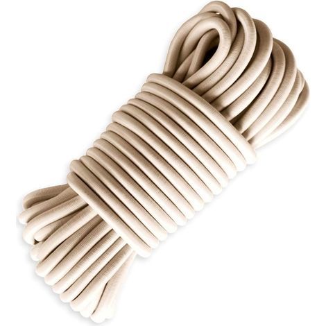 Elastisches Bungee-Seil – 25 m – Durchmesser 10 mm – Für Schutzplanen – 1 Rolle (1/5)
