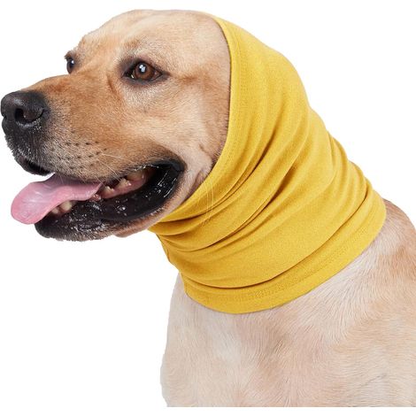 Filiyano-Cache-oreilles silencieux pour chien, protection auditive, cache-oreilles apaisants pour chiens moyens et grands, capuche pour soulager (1/4)