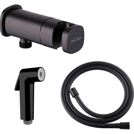 PaulGurkes Bidet Unterputz Matt-Schwarz Spraybrause (1/3)