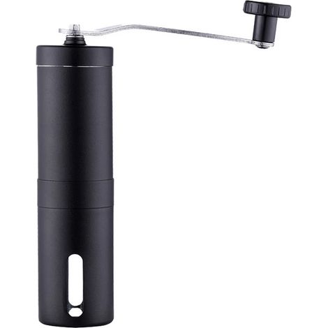 Moulin à café manuel en céramique avec mouture réglable pour expresso, cafetière à piston et café filtre, idéal pour la maison, le bureau et les voyages.-AquaForge (1/5)
