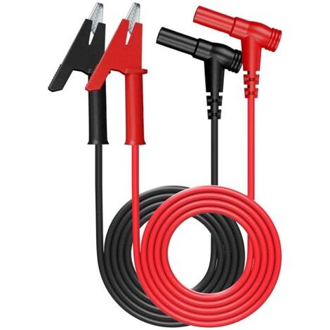 Fiche Banana à Pince Alligator fils de Test Sonde Cordon Crocodile Multimètre Flexible Câble de Test Pour les Tests électriques de Laboratoire (1/5)