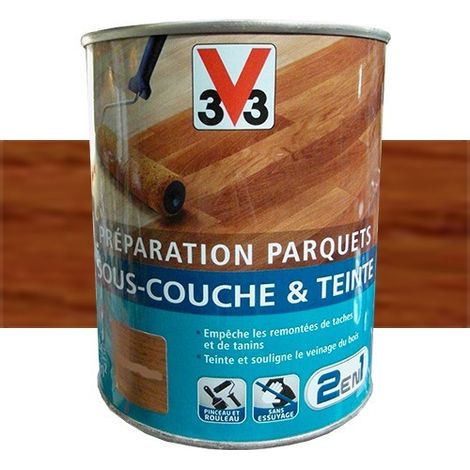 V33 Sous-couche & Teinte Chêne moyen 0,75 L (1/2)