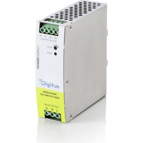 Digitus DN-PWR-STD-12024 Alimentatore industriale 24 V/DC 5 A 120 W Contenuto 1 pz. (1/5)