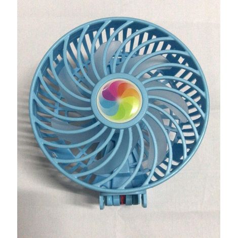 【7 Blades】Mini Electric Cooling Fan, Foldable Handheld Fans, USB Rechargeable Battery, Mini Fan, Personal Electric Fans, Handheld Desk Fan, Ideal for Home, Office, Travel (1/5)