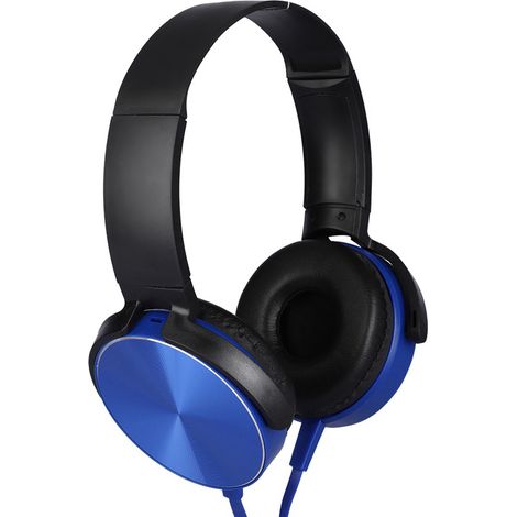Pour casque Sony MDR XB450AP Extra Bass avec arceau léger et réglable (bleu) (1/5)