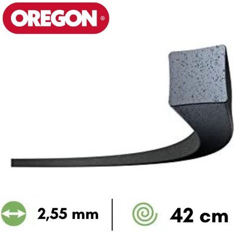 100 fils de coupe carré débroussailleuse Oregon Nylium - 2,55 mm 42cm x 2.55mm (1/2)