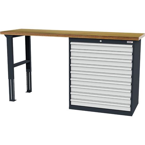 WS24 Reihenwerkbank B x T x H 2.000 x 600 x 1060 mm - WS24-100329