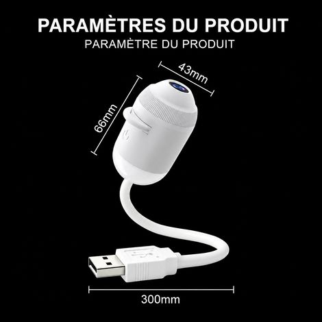Veilleuse projecteur ciel étoilé USB double mode avec 1 film étoilé 1 6 × 6 × 10 cm 90 g – Livraison gratuite