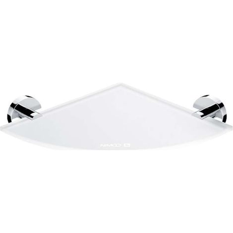 Nimco Unix - Eckablage, Glas matt/Chrom UN 13091RB-26