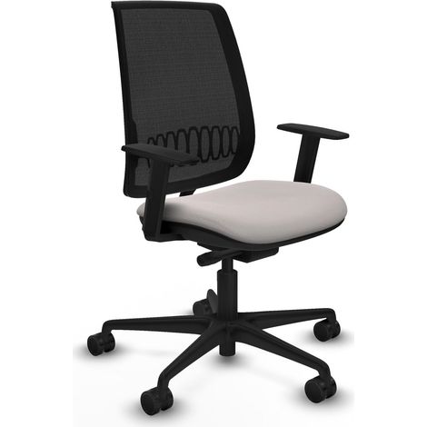 Chaise de bureau piqueras y crespo Alares noir nylon mousse (1/2)