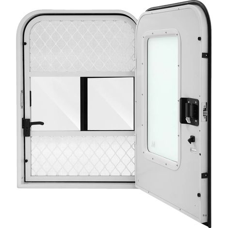 Porte de camping-car, design verrouillable, matériaux durables, 660x914mm, Côté passager (1/2)