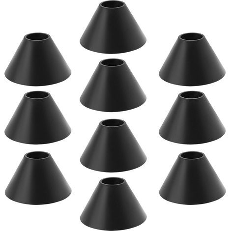 Toilet Seat Rubber Washers 25mm x 10mm x 14mm Tapered Screw Non Slip Black (Pack of 10) (1/5)