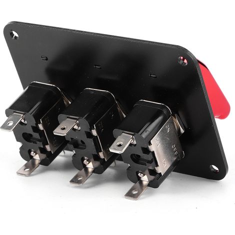 Interruptor de palanca con relé combinado de 12 V y 20 A, panel de control para automóviles, vehículos recreativos y motores de competición.