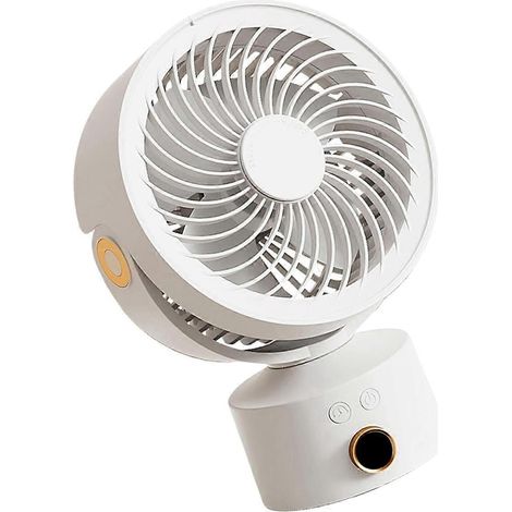 Leiser, wiederaufladbarer Tischventilator mit USB-Anschluss (1/5)
