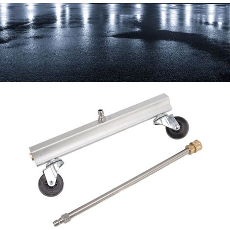Nettoyeur Haute Pression 1/4" pour Nettoyage Extérieur de Jardins et Sol - Buse de Nettoyage pour Dessous de Véhicule avec 1 Tige de Connexion-KZQ (1/2)
