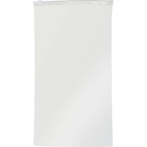 Sacchetto con zip senza striscia di etichetta (L x L) 220 mm x 120 mm Trasparente Polietilene 100 pz. (1/4)