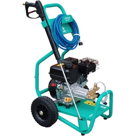 Imer – Nettoyeur haute pression thermique 190 bar – Moteur essence 5,4 ch – Débit 10 L/min – Pour ravalement façades et chantiers humides (1/3)