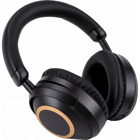 Casque Supra-auriculaire sans Fil pour Enfants avec Suppression Active du Bruit, Casque Bluetooth 5.3 avec Microphone, Pliable pour Enfants avec Micro intégré, Retour en Temps Réel pour (1/5)