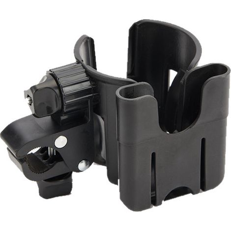 Porte-bouteille pour vélo, accessoire multifonctionnel – Porte-bouteille réglable sans vis pour vélo électrique/vélo de route/trottinette/moto électrique, universel pour adultes/enfants, déambulateurs (1/5)
