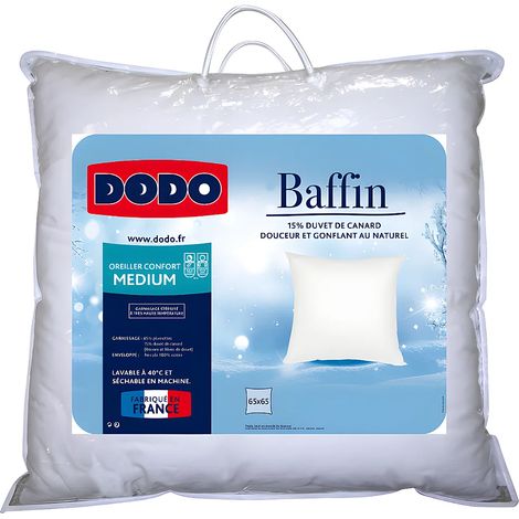Guanciale DODO naturale Duvet BAFFIN - 65 x 65 cm (1/2)