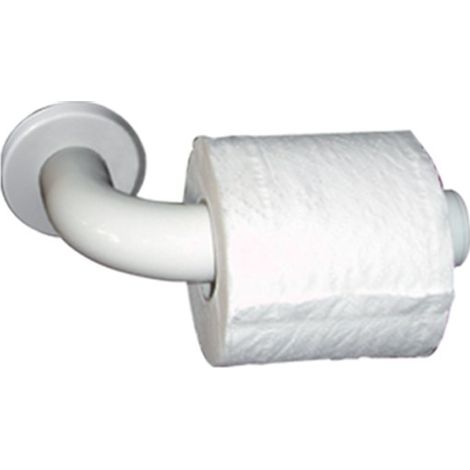 Portarotolo singolo in alluminio bianco (1/3)