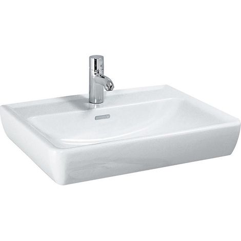 LAUFEN PRO A Lavabo avec trop-plein, 1 trou pour robinetterie 600 x 480 mm blanc LAUFEN