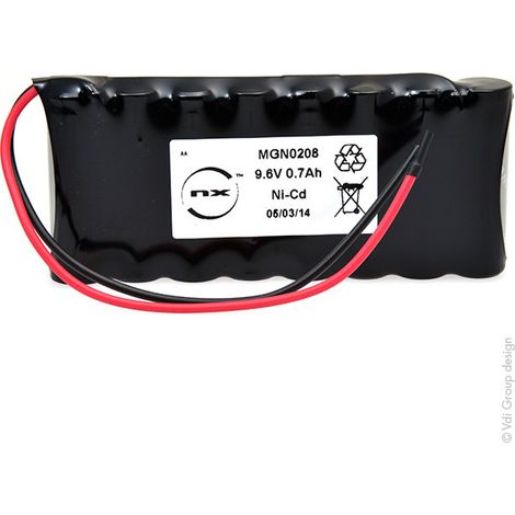 NX - Batterie NiCd 8x AA 8S1P ST1 9.6V 700mAh F150 (1/3)