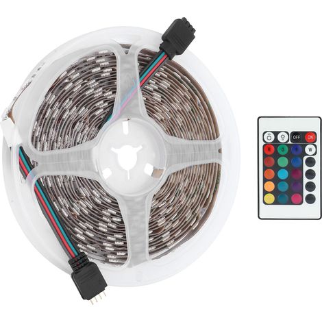 Ruban LED 300 LED USB RGBW 5050, Bandeau Lumineux Décoratif avec Télécommande, 16 Couleurs, 4 Modes, Décoration Maison (1/5)