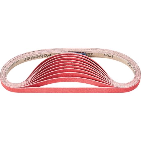 PFERD TOOLS Keramikkorn Schleifband BA 12x520mm CO-COOL120 für Edelstahl-Schliff mit Bandschleifer (100) 100 Stk (1/3)