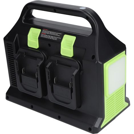 300-W-Sinus-Wechselrichter mit USB-Ausgang, tragbares Netzteil für 18-V-Batterien, Spannungswandler für Camping und Auto (1/5)