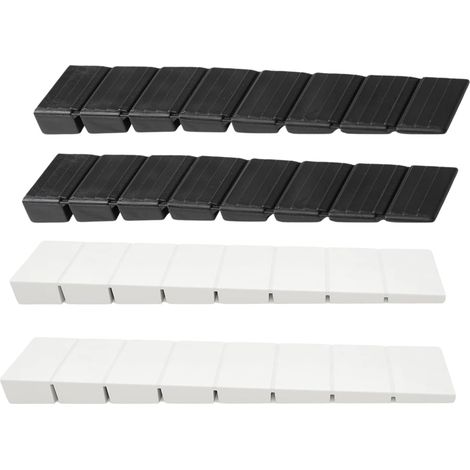 Épaisseur à Coin Niveleur en Plastique pour Meubles, Tables, Chaises – Stabilisateur et Régulateur de Hauteur Kit 4 pcs. (Blanc, 10 cm) (1/2)