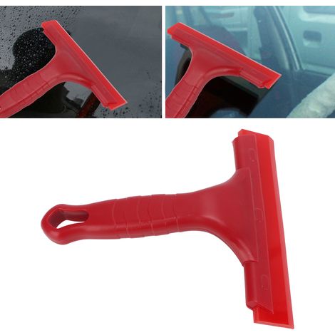 Essuie-glace teinté pour vitres de voiture, lave-glace, grattoir à dégivrage, lame de grattoir à neige, rouge (1/5)