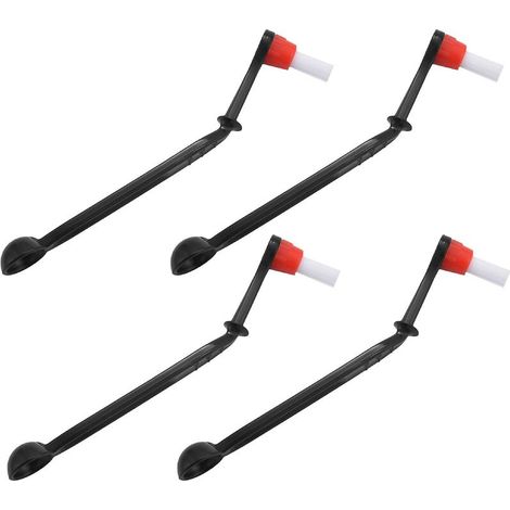 Kaffeemaschinen-Zubehör, 4 Stück, 2-in-1-Kaffeemaschinenbürste, Nylon-Espresso-Kaffeemühlenbürsten (1/5)