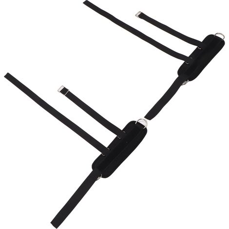 Lot de 2 sangles de cheville de gym réglables et confortables avec anneau 4D pour hommes et femmes (1/5)