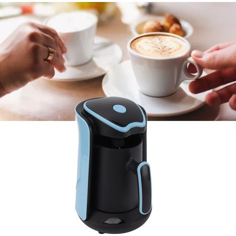 Elektrische Kaffeemaschine mit Thermoskanne – 500 ml, Edelstahl, blau, 600 W, 1 Liter, Büro-Design (1/5)