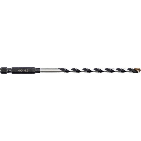 C.K T3114 06515 CARBURE DE TUNGSTÈNE FORET POLYVALENT 6.5 MM LONGUEUR TOTALE 150 MM 1 PC(S) (1/5)
