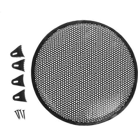 Grille de haut-parleur de subwoofer, vis de fixation pour caisson de basses, compatible SUV et voiture. (1/5)